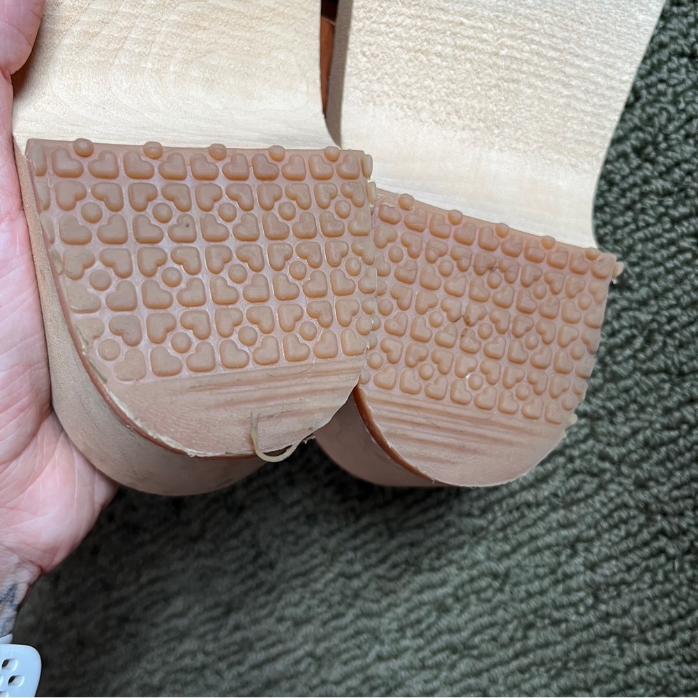 Sandgrens | Stockholm Low Clogs: Two-Strap Wooden Slides | Ecru | EU 41 =10.5 US - Picture 9 of 12